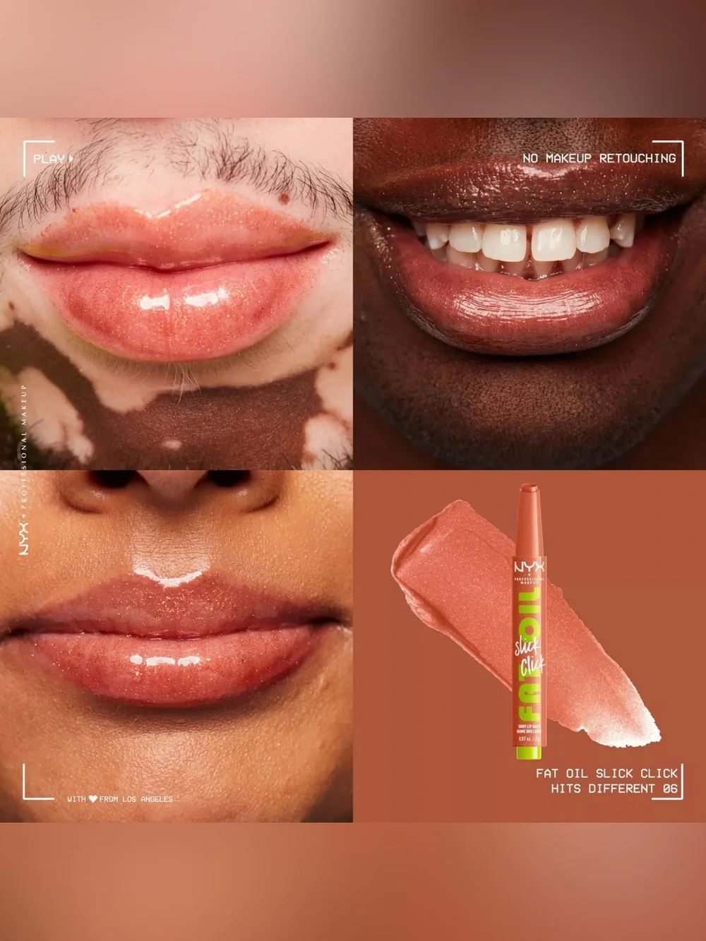 NYX Fat Oil Slick Click Lip Balm - Hits Different, NEW